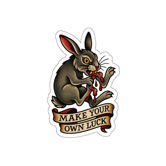 “Lucky” Rabbit Sticker